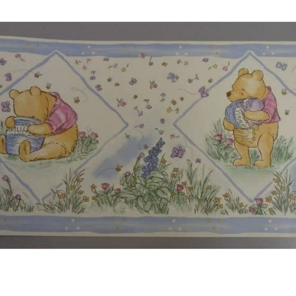 Sunworthy Wall Decor 2 Classic Winnie The Pooh Nursery Wallpaper